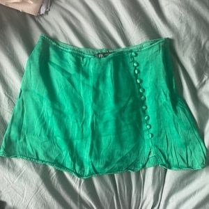 Zara Green Mini Skort
